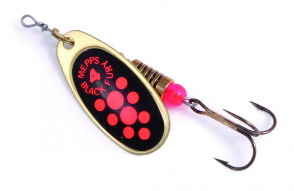 Black Fury Orange Dot
