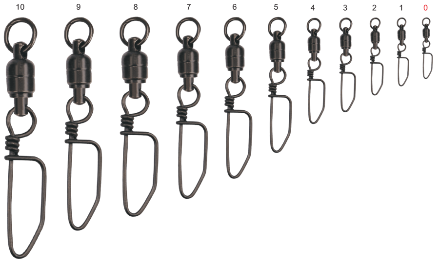 Brass Ball Bearing Swivel with 1 Welded Ring and Coast Lock Snap