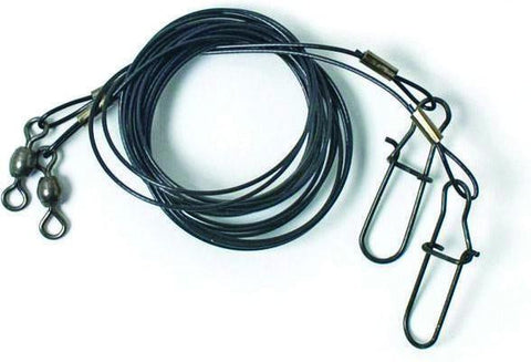 Wire Leader with Crane Swivel and Coast Lock Snap